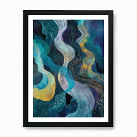 'Waves' 16 Art Print