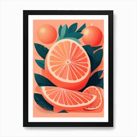 Oranges And Grapefruits Art Print