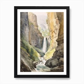 Waterfall 11 Art Print