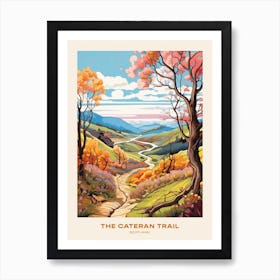 The Cateran Trail Scotland Hike Poster Art Print