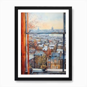 Winter Cityscape Liverpool United Kingdom Art Print