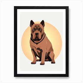 Cane Corso Illustration Dog Art Print