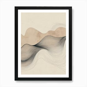 Waves 1 Art Print