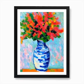 Flower Matisse Inspired Flower Art Print