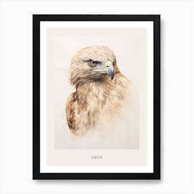 Vintage Bird Drawing Eagle 3 Poster Art Print