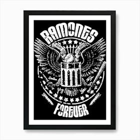 Ramones Forever band music Art Print