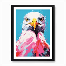 Andy Warhol Style Bird Seagull 3 Art Print