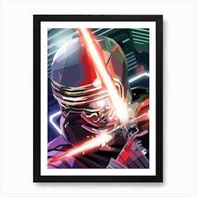 Kylo Ren Art Print