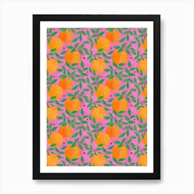 Orange Garden Art Print