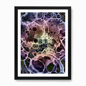 Watercolor Abstraction Microcosm Art Print