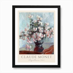 Claude Monet - Roses Art Print