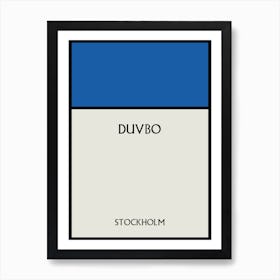 Duvbo Stockholm Art Print