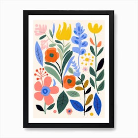 Henri Matisse's Flower Market Fantasia Art Print