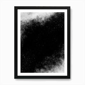 Black And White Abstract Painting Art Print