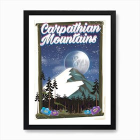 Carpathian Mountains 1 Art Print