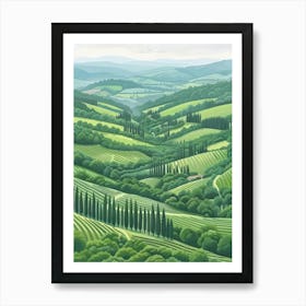 Tuscan Countryside 8 Art Print