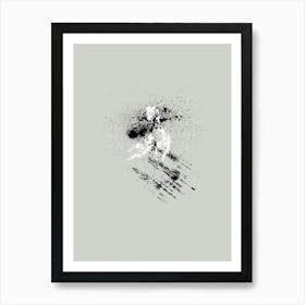 Splatter Painting In Boho Style Art Print