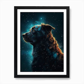 Doge Galaxy Art Print