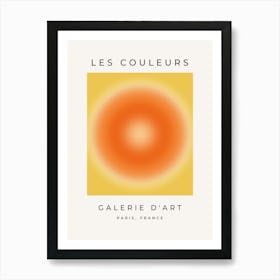 Les Couleurs | 13 - Sunshine Gradient Aura Poster