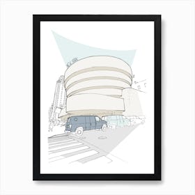 New York Guggemheim Art Print