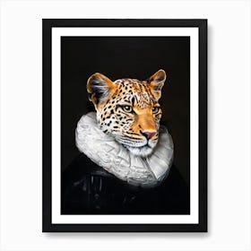 Trustful Tobias The Leopard Pet Portraits Art Print