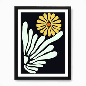 Henri Matisse Flower And A Hand Art Print