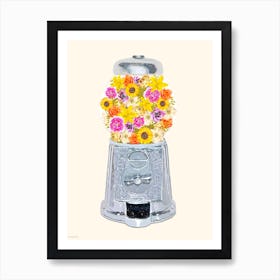 Flowers Machine 1 Art Print