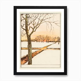 Snow Landscape (1895), Theo Van Hoytema Art Print