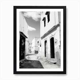 Essaouira, Morocco, Black And White Photography 3 Art Print