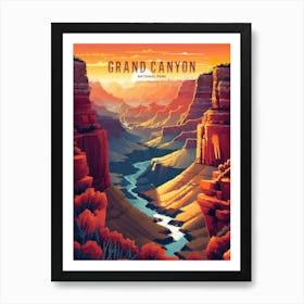 Grand Canyon National Park Painting Art Print