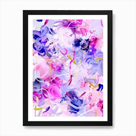 Abstract Floral Painting 25 Art Print