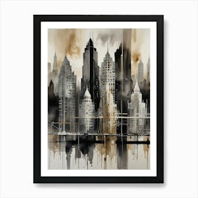 New York City Skyline Art Print