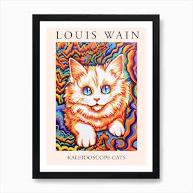 Louis Wain, Kaleidoscope Cats Poster 8 Art Print