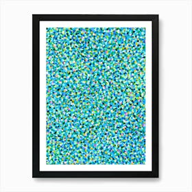 Party Spot - Turquoise Art Print