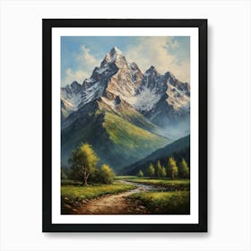 Mountain Road Art Print