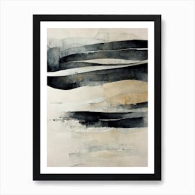 Abstract Art With Strokes Art Print