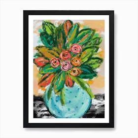 Green Bouquet Art Print