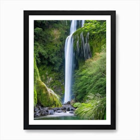 Mclean Falls, New Zealand Majestic, Beautiful & Classic (1) Art Print