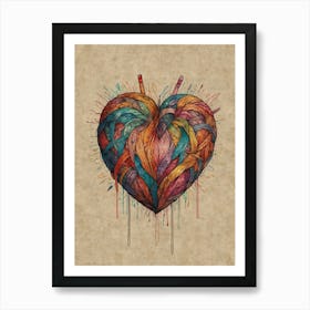 Heart Of Yarn 2 Art Print