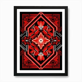 Abstract Geometric Patterns 1 Art Print