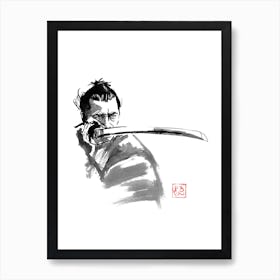 Samurai En Garde 03 Art Print