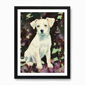 A Chihuahua Dog Painting, Impressionist 3 Art Print