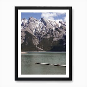 Mountain Lake Dock Art Print