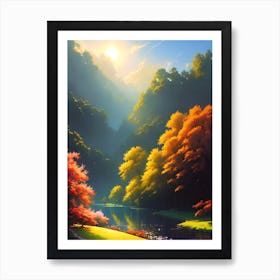 Autumn Forest 59 Art Print