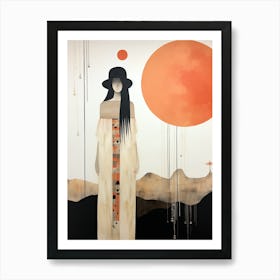 Sacred Spirit, Boho Art Style Art Print