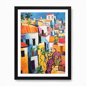 Tangier Morocco 5 Fauvist Painting Poster