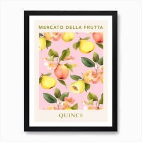 Quince Fruit Market Poster Art Print