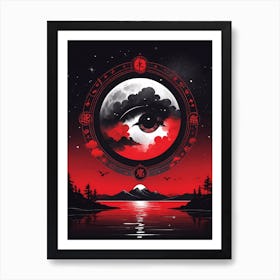 Eye Of The Moon Art Print