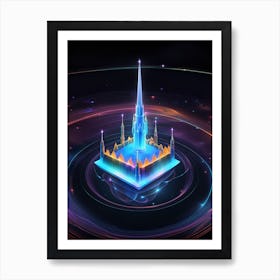 Tower Of Light Art Print