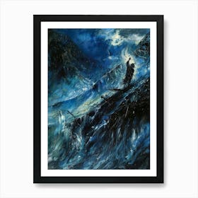 Lord Of The Waves Art Print